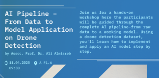 WORKSHOP: AI Pipeline – From Data to Model Application on Drone Detection